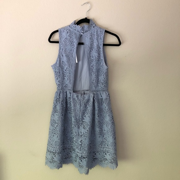 J.O.A A-Line Lace Open Back Dress - Picture 3 of 3